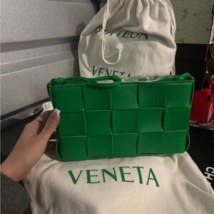 Bottega Veneta Vibrant Green Clutch